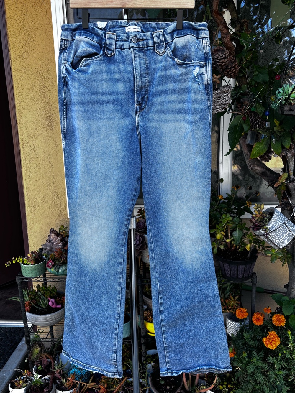 Good American Good Curve Bootcut Jeans GCUB014T Indigo 380 Plus Size 18